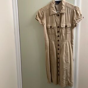 Classic dress, very soft, size 2, about 34 inches long